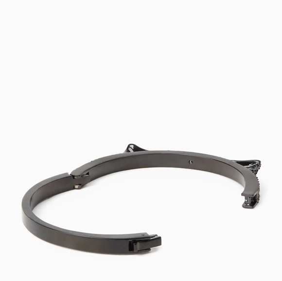 Last1 Kate Spade Jazz Thing Up Pave Cat Ear Bangle - Picture 2 of 7